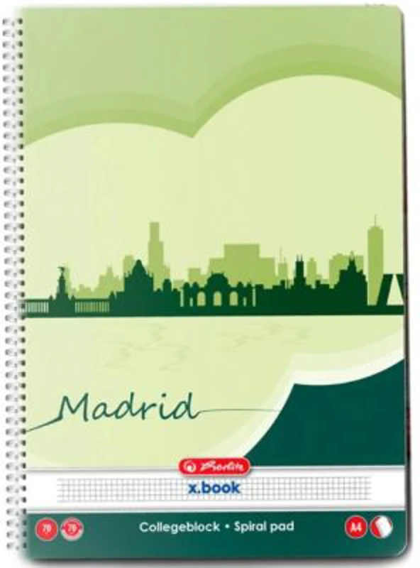 Caiet matematica cu spirala A4, 70 file, Herlitz (C3703)