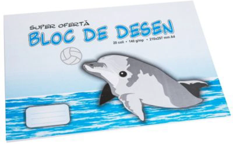 Bloc de desen A4 Delfin, Casa Tipografica