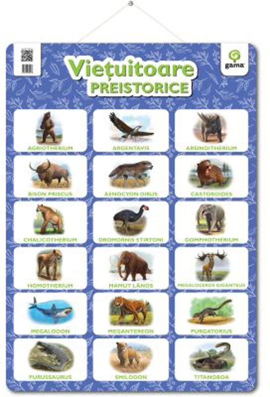 Poster Vietuitoare preistorice