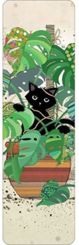 Semn de carte Chaton Monstera, Kiub