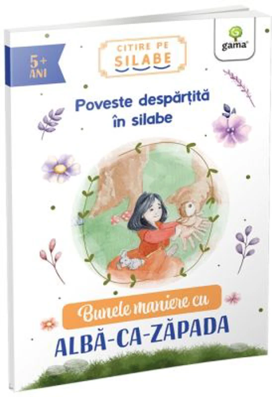 Bunele maniere cu Alba-ca-Zapada. Citire pe silabe