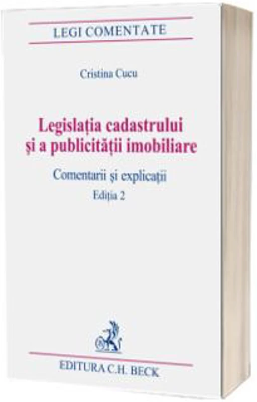 Legislatia cadastrului si a publicitatii imobiliare - Cristina Cucu