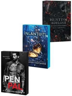 Pachet Pen Pal + Inlantuiti + Hunting Adeline. Set 3 carti