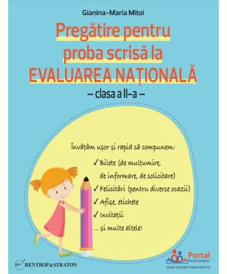 Evaluarea Nationala. Pregatire pentru proba scrisa clasa a 2-a - Gianina-Maria Mitoi
