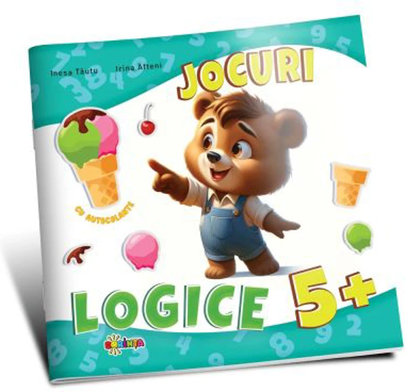 Jocuri logice 5+. Cu autocolante