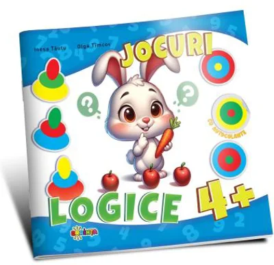 Jocuri logice 4+. Cu autocolante