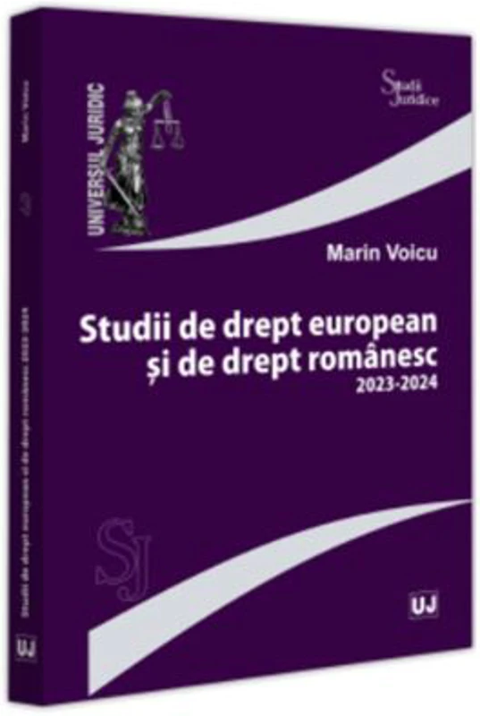 Studii de drept european si de drept romanesc 2023-2024 - Marin Voicu