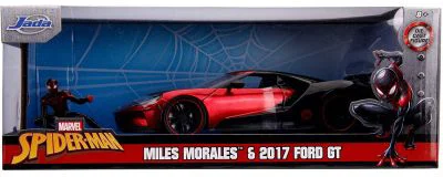 Masina metalica Spider-man Ford GT 2017 Miles Morales, JadaToys