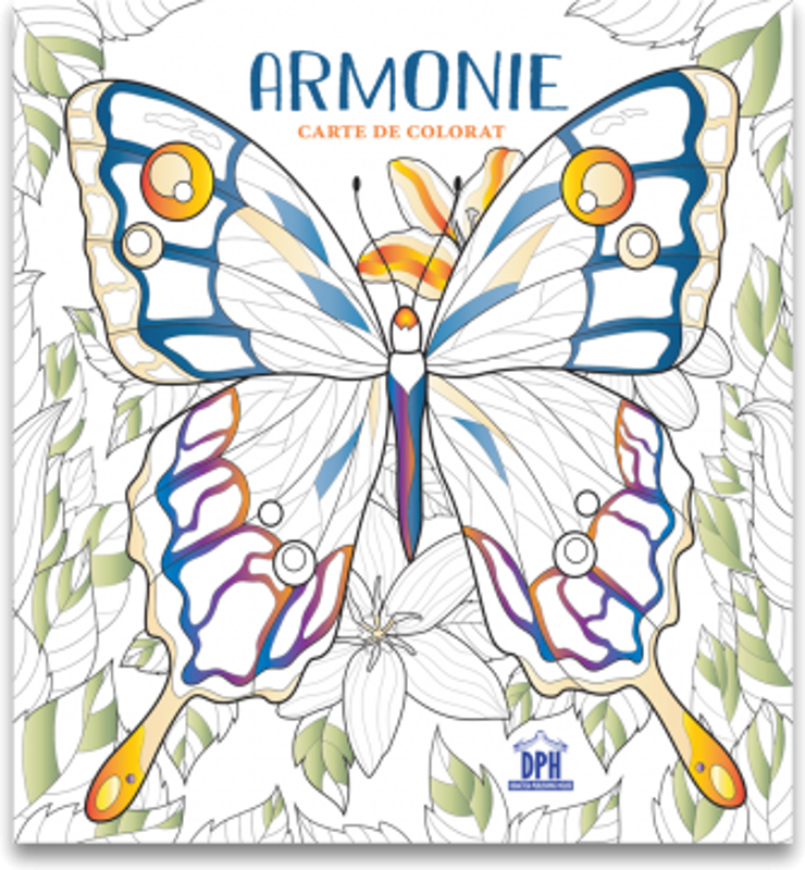Armonie: Carte de colorat - 28 de file detasabile