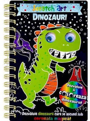 Dinozauri. Scratch Art