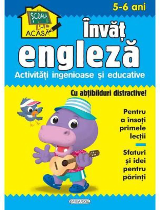 Scoala acasa. Invat engleza 5-6 ani
