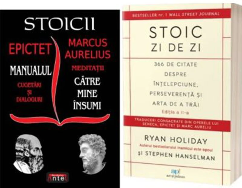 Pachet Stoicii si Stoic zi de zi. Cugetari, dialoguri si citate