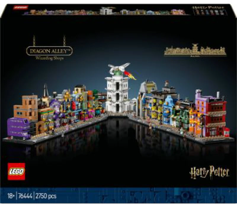 LEGO Harry Potter. Magazine vrajitoresti pe Diagon Alley 76444, 2750 piese