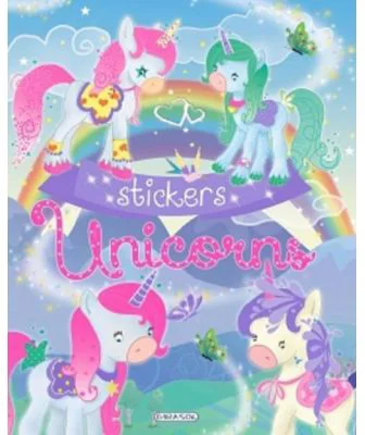 Unicorns stickers (bleu)