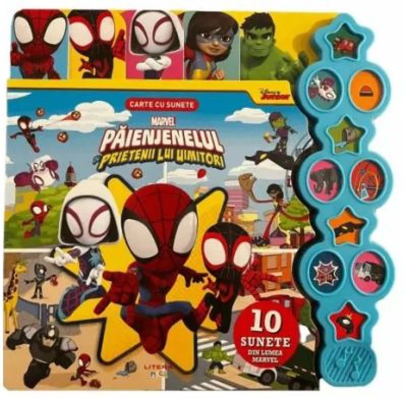 Disney. Marvel. Paienjenelul si prietenii lui uimitori. Carte cu sunete