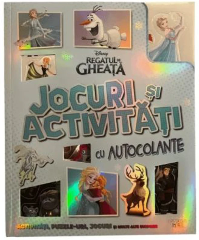 Disney. Regatul de gheata. Jocuri si activitati cu autocolante