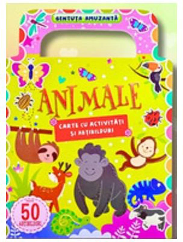 Animale. Carte cu activitati. Gentuta amuzanta