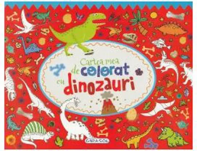 Cartea mea de colorat cu dinozauri