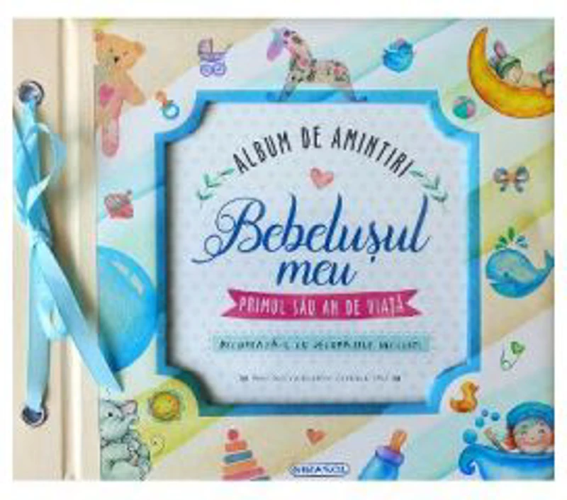 Album de amintiri Bebelusul meu. Bleu