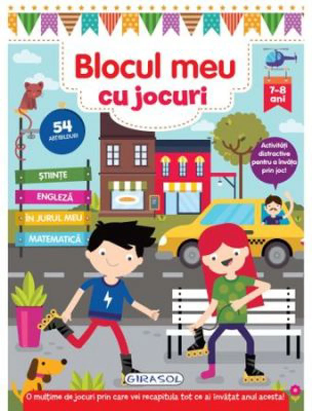 Blocul meu cu jocuri: 7-8 ani