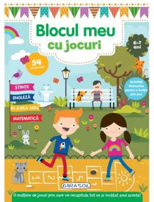 Blocul meu cu jocuri: 6-7 ani