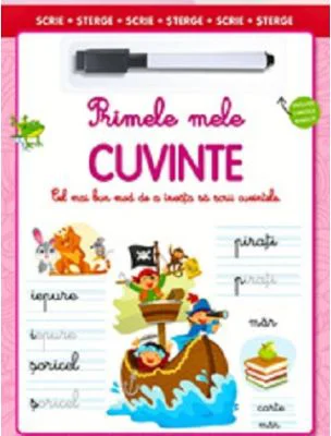 Primele mele cuvinte. Scrie, sterge