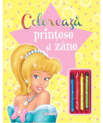 Coloreaza printese si zane, editie noua