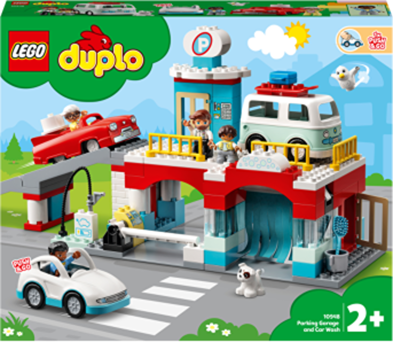LEGO DUPLO. Parcare si spalatorie de masini 10948, 112 piese