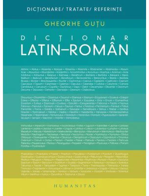 Dictionar latin-roman - Gheorghe Gutu