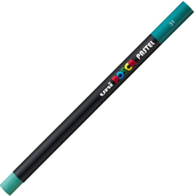 Creion pastel uleios Posca KPA-100, verde smarald, Posca (P3280)