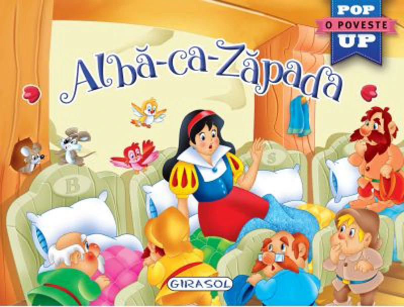 Alba ca Zapada. Carte pop-up - Fratii Grimm