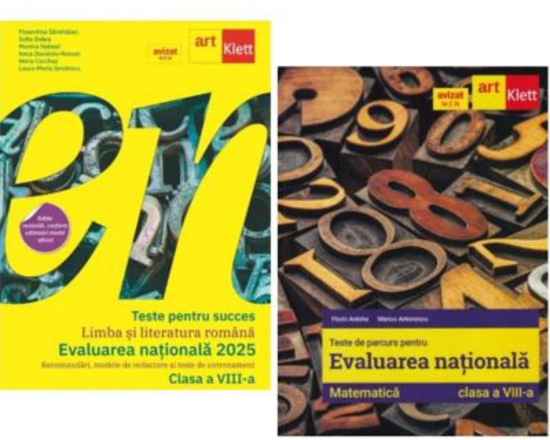 Pachet Evaluarea Nationala 2025. Limba si Literatura Romana si Matematica, clasa a 8-a - Florentina Samihaian, Florin Antohe