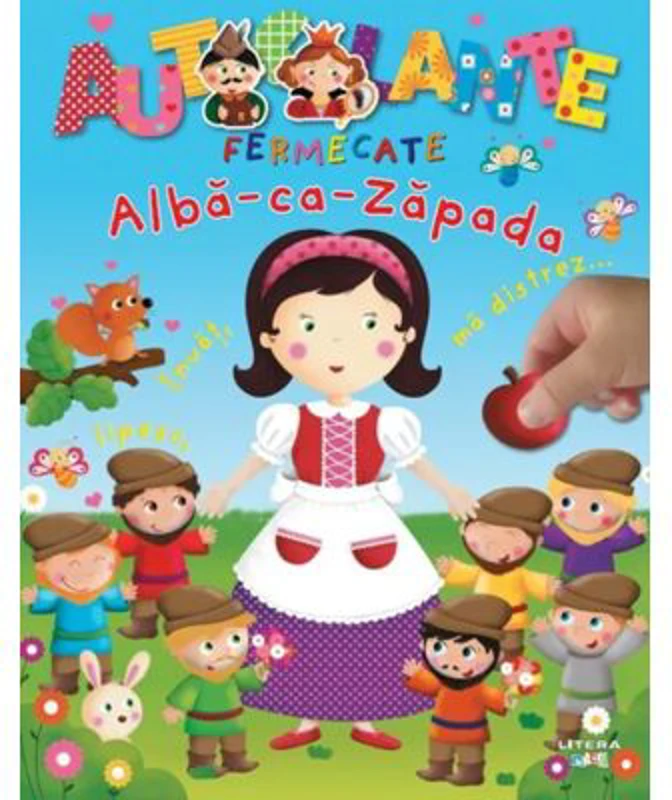 Autocolante fermecate. Alba ca Zapada
