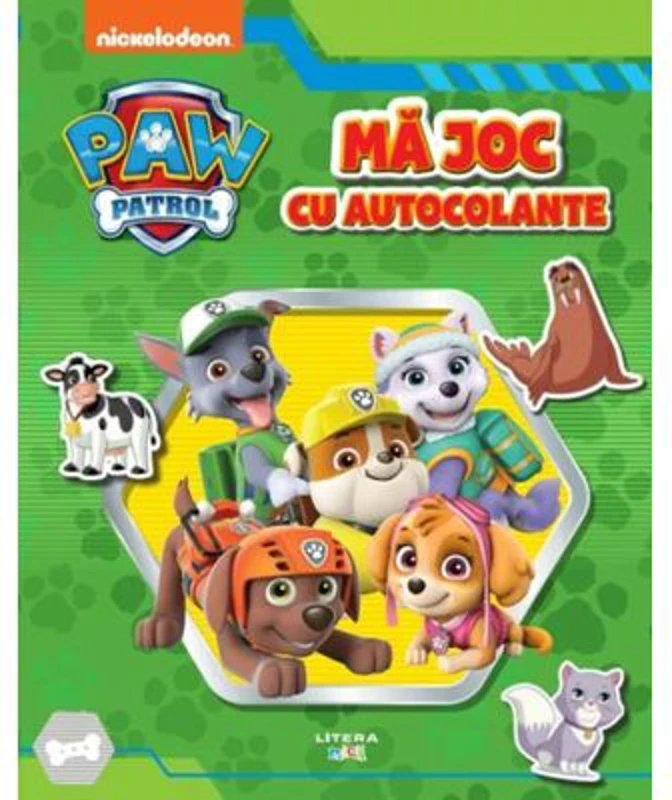Patrula Catelusilor. Ma joc cu autocolante. Carte de activitati