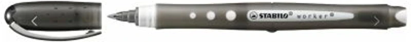 Roller cu cerneala, Stabilo, Bionic Worker Colorful, 0. 5 mm, plastic, negru