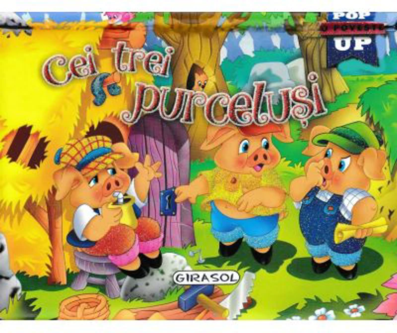 Cei trei purcelusi. Carte pop-up
