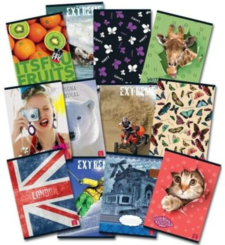 Set 5 Caiete cu foaie velina A5, 48 file, Pigna (C612)