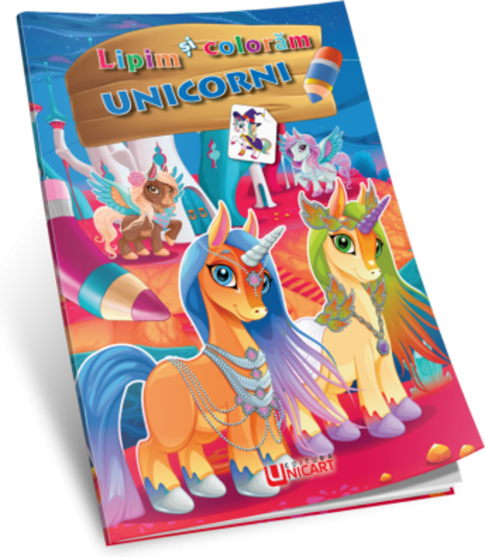 Lipim si coloram Unicorni
