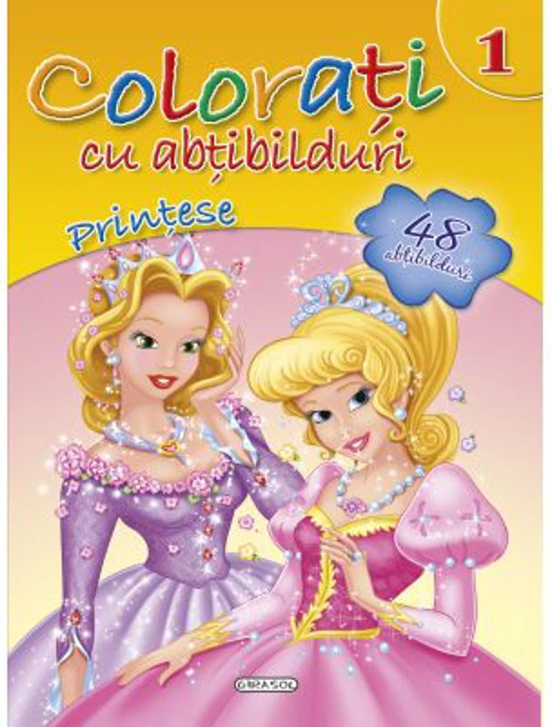 Colorati cu abtibilduri 1 - Printese