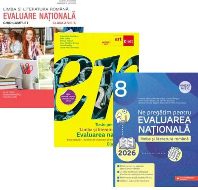 Pachet 3 carti: Evaluarea Nationala Limba romana, ghid complet clasa 8 - Marinela Pantazi, Florentina Samihaian, Cristina Cergan