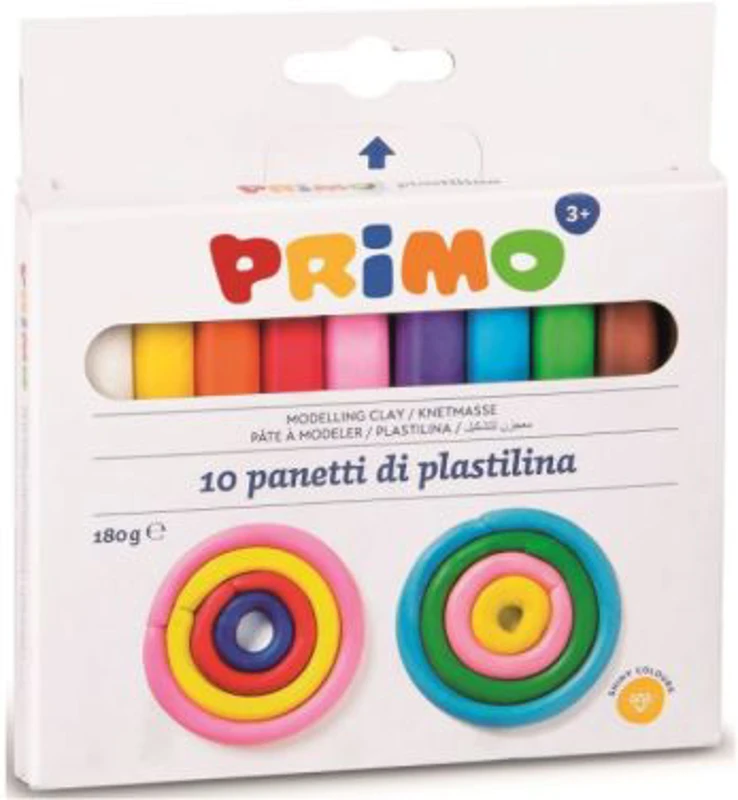 Plastilina Morocolor, 10 culori, 20 gr/culoare (MC15567)