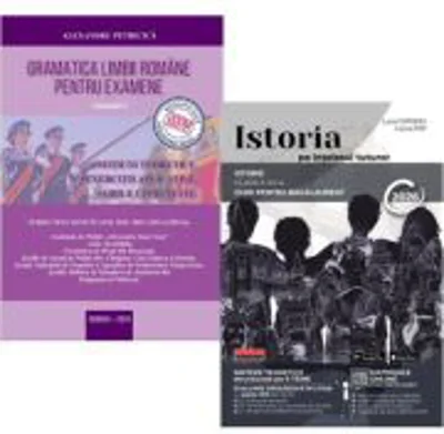 Pachet Bacalaureat 2026. Gramatica Limbii Romane volumul 1 si Istoria pe intelesul tuturor - Alexandru Petricica, Lucia Copoeru