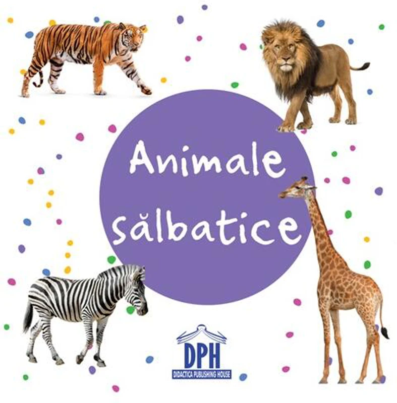 Animale sălbatice - carte pliată - Hardcover - *** - Didactica Publishing House