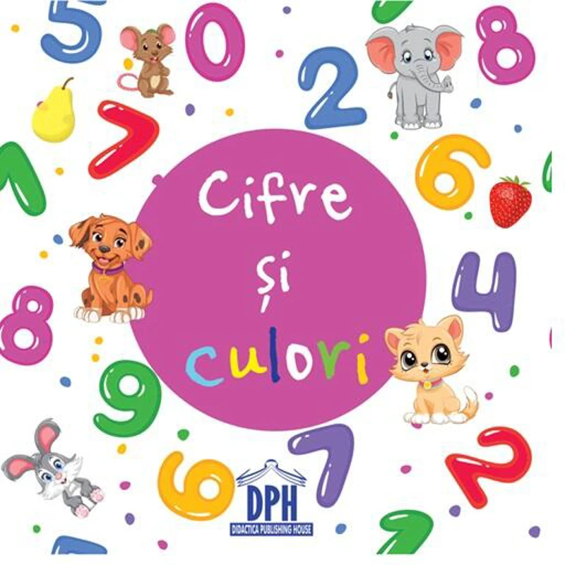 Cifre și culori - carte pliată - Hardcover - *** - Didactica Publishing House