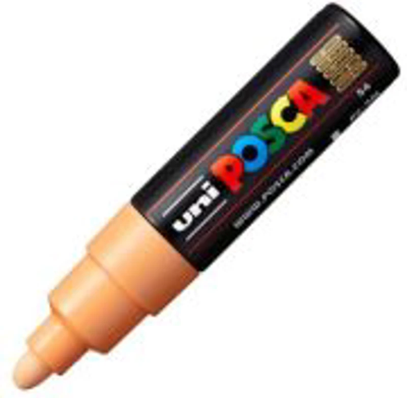 Marker UNI PC-7M 4. 5-5. 5 mm, portocaliu deschis, Posca