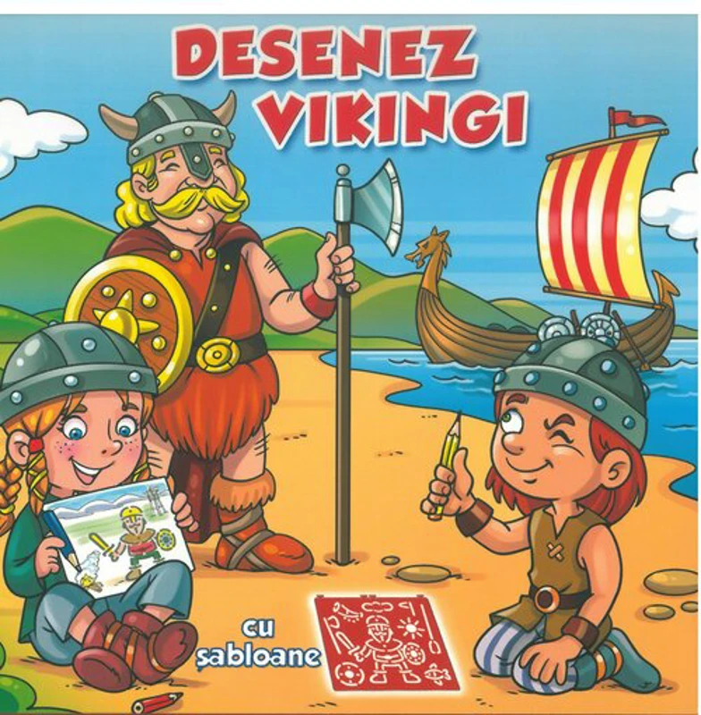 Desenez vikingi – cu sabloane
