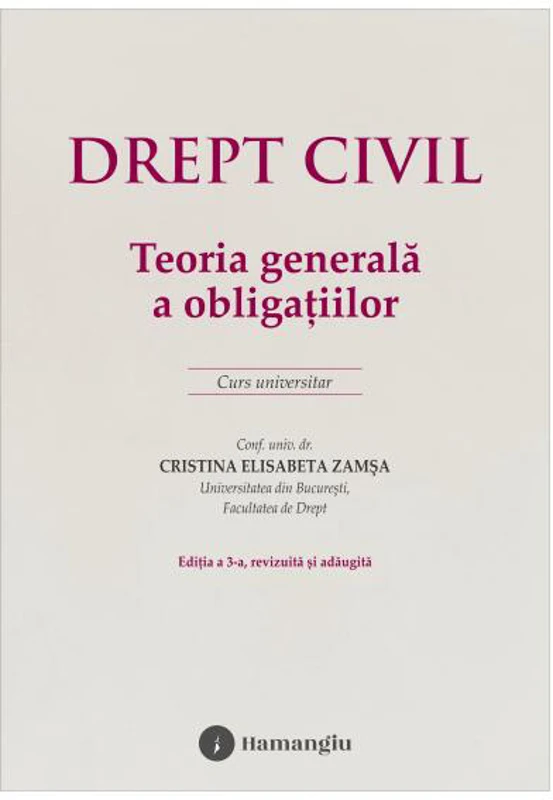 Drept civil. Teoria generală a obligațiilor - Paperback brosat - Petruța-Elena Ispas - Hamangiu