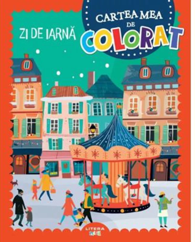 Zi de iarna. Cartea mea de colorat
