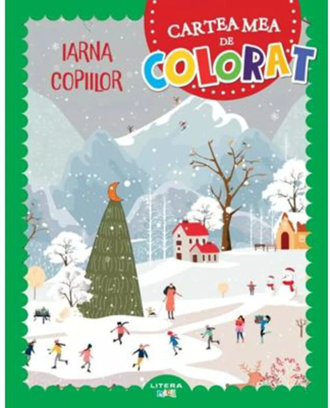 Iarna copiilor. Cartea mea de colorat