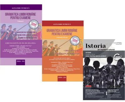 Pachet Bacalaureat 2026. Gramatica Limbii Romane 2 volume si Istoria pe intelesul tuturor - Alexandru Petricica, Lucia Copoeru